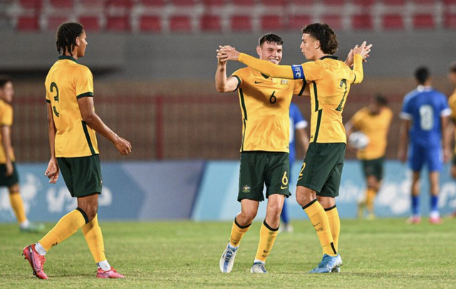 U20 Úc lập nhiều bàn thắng tại vòng loại AFC