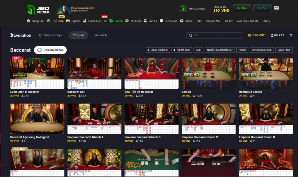 Lựa chọn trò chơi casino phù hợp với bạn