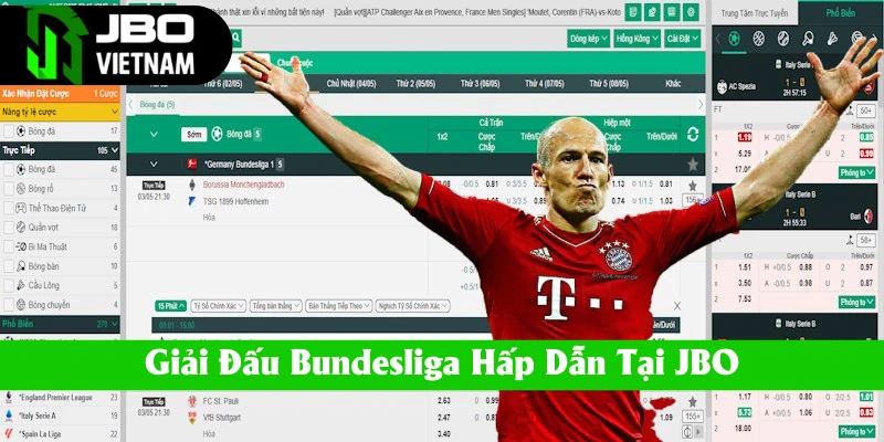Bundesliga - Cá cược giải vô địch quốc gia Đức tại JBO