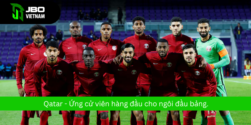 Qatar được đánh giá cao nhất cho ngôi đầu bảng.