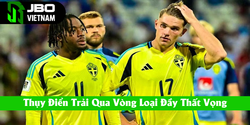 Thụy Điển đã trải qua vòng loại đầy thất vọng