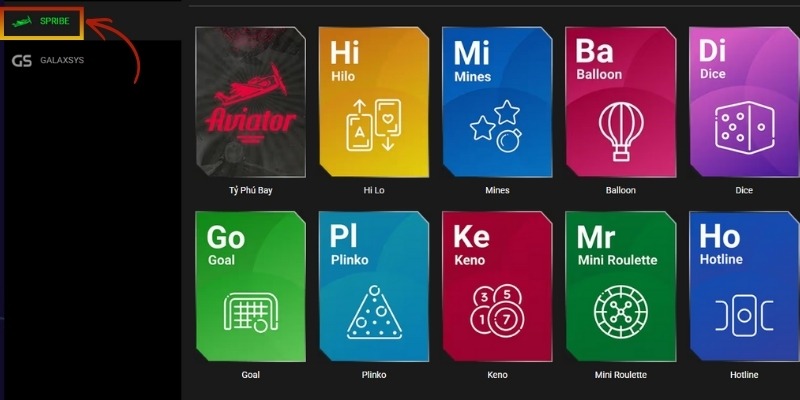 Sảnh SPRIBE – Nơi hội tụ những game crash hot nhất tại JBO