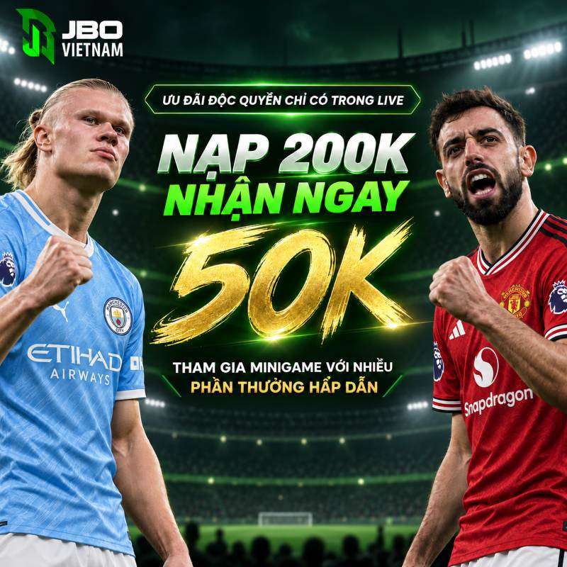 Thưởng nạp JBO